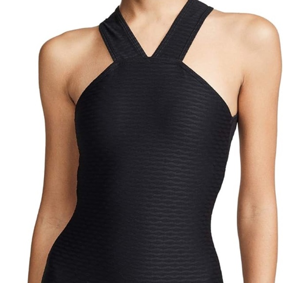 Shoshanna Women's Standard Black Tide High Neck One Piece - Picture 1 of 6